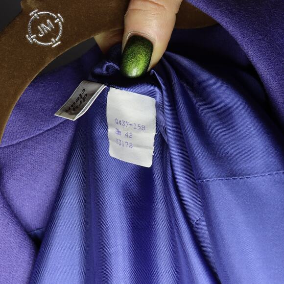 Pendleton 100% Virgin Wool Blazer Purple Women’s 42 Made in USA - Picture 4 of 4